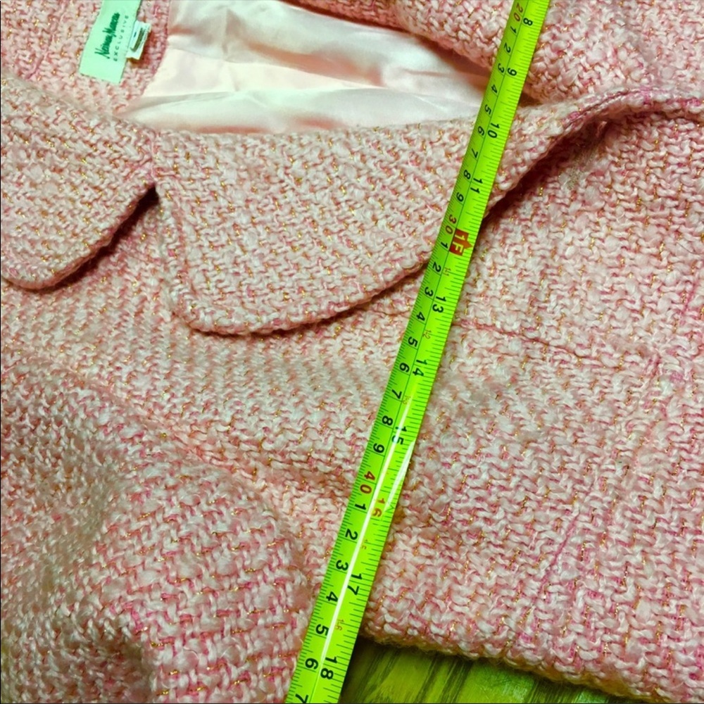 Neiman Marcus Pink Textured Blazer - Picture 6 of 8